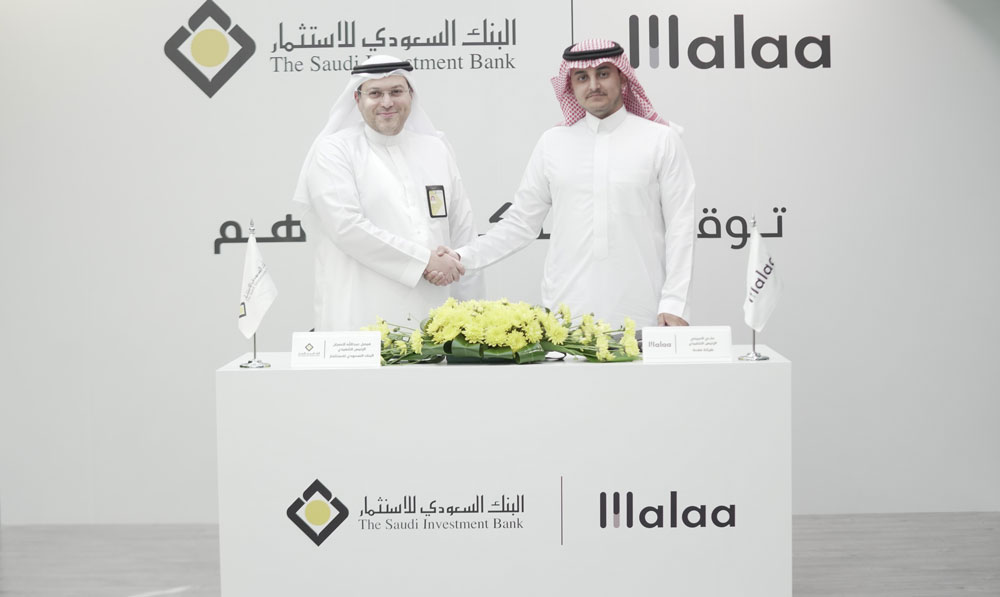 The Saudi Investment Bank signs an MOU with Malaa App