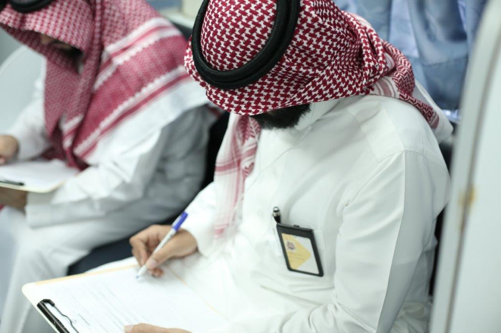 Part of signing ceremony between The Saudi Investment Bank and Udacity company