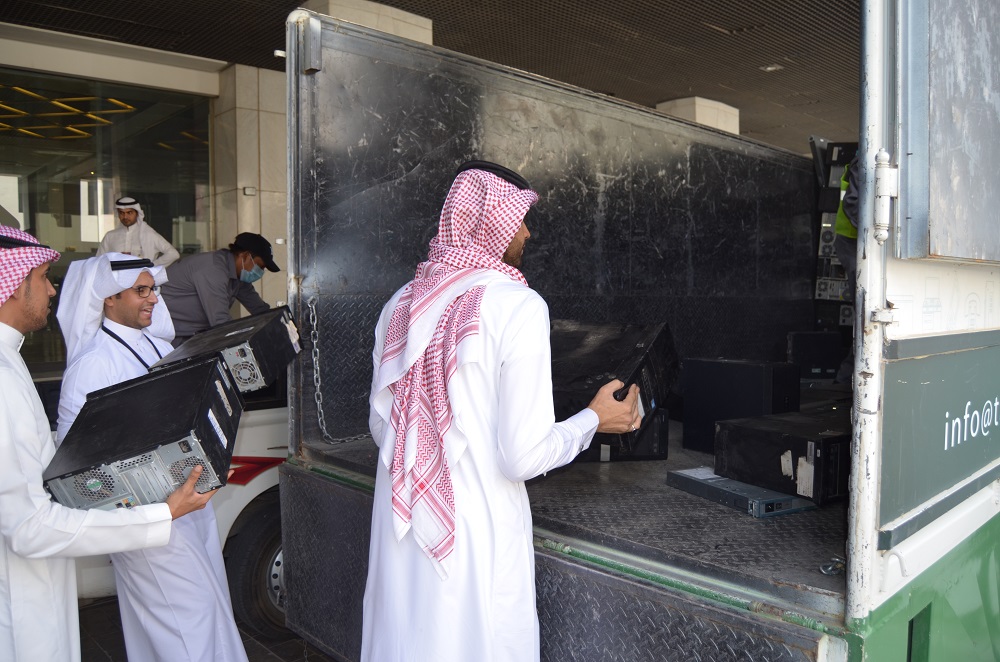 Delivering the First Batch of Electronic for the campaign “Sponsor an Orphan with your Electronic Device