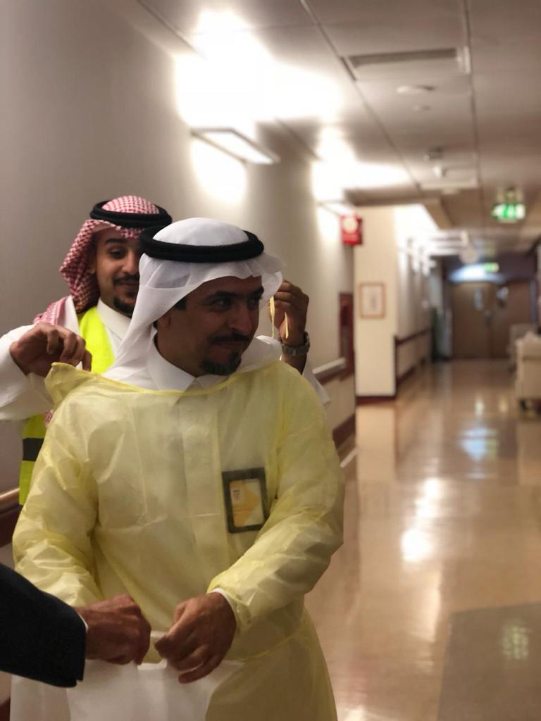 SAIB employees visit  the King Abdullah Cancer Center